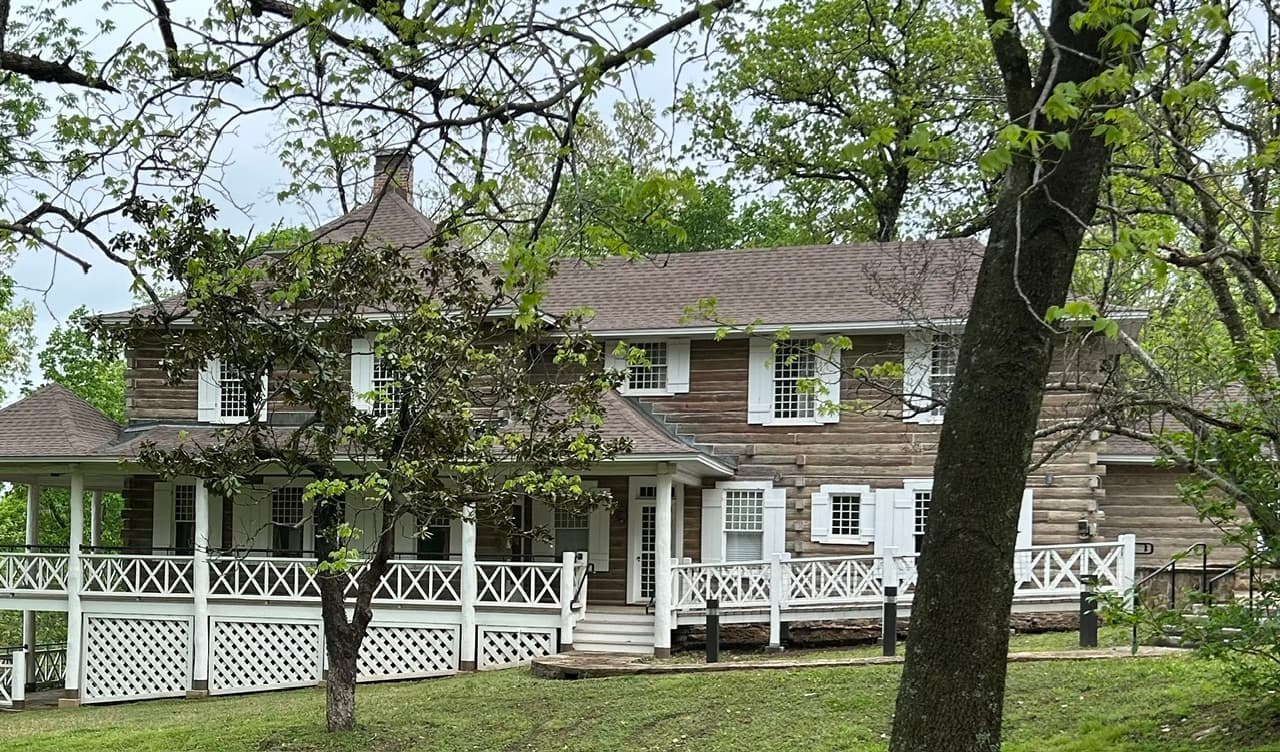 The historic Rabbit Foot Lodge in Springdale, Arkansas